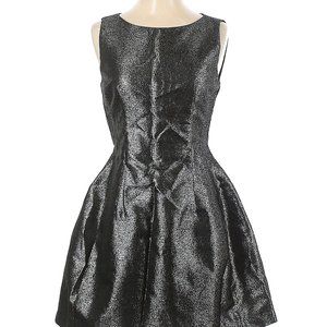 Bar III Dark Silver Cocktail Dress sz S